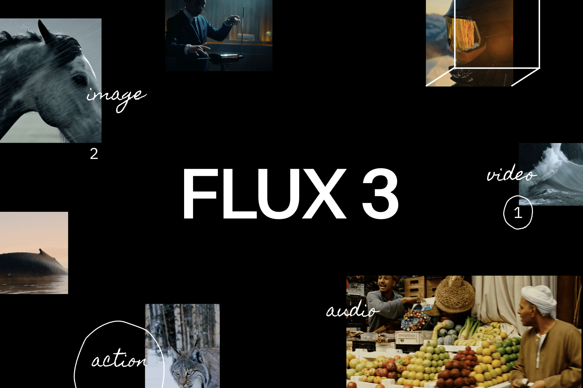 A FLUX 3 generated scene